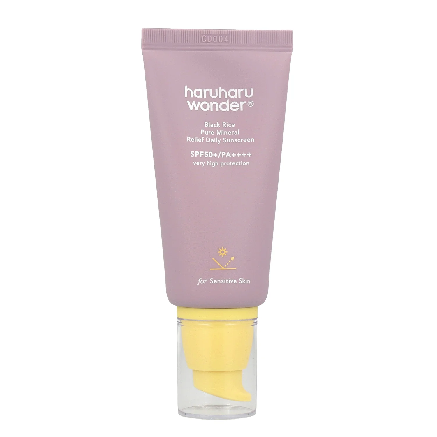 هارو هارو وندر واقي شمس SPF50 بالأرز الأسود والمعادن النقية غير معطر-50 مل